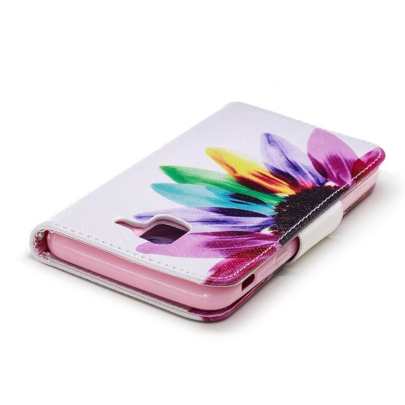 Housse Samsung Galaxy J6 Fleur Aquarelle Housse Samsung Galaxy J6 Fleur Aquarelle
