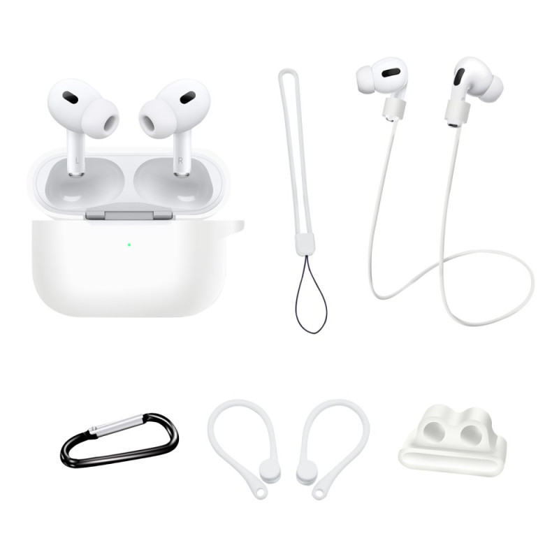 Kit AirPods Pro 2 Accessoires Anti-Perte 6-en-1