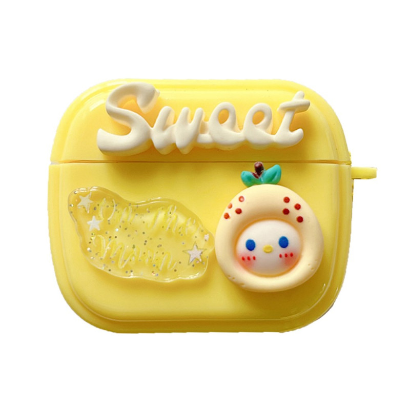 Coque AirPods 3 Motif Poire et Chaîne