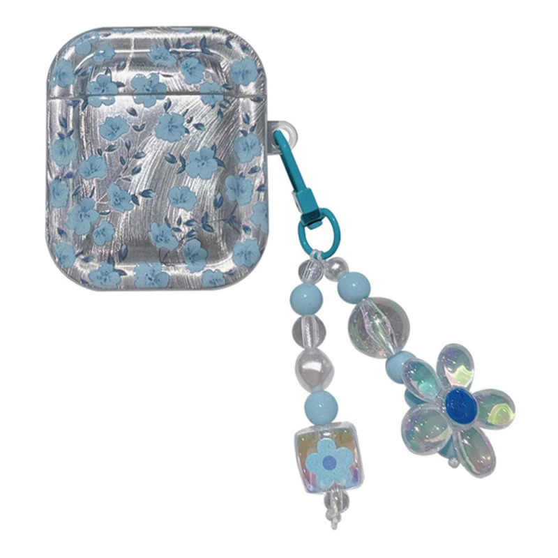 Coque AirPods 2 / 1 Florale et Pendentif