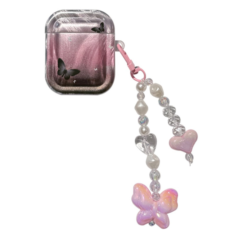 Coque AirPods 2 / 1 Dégradé avec Pendentif