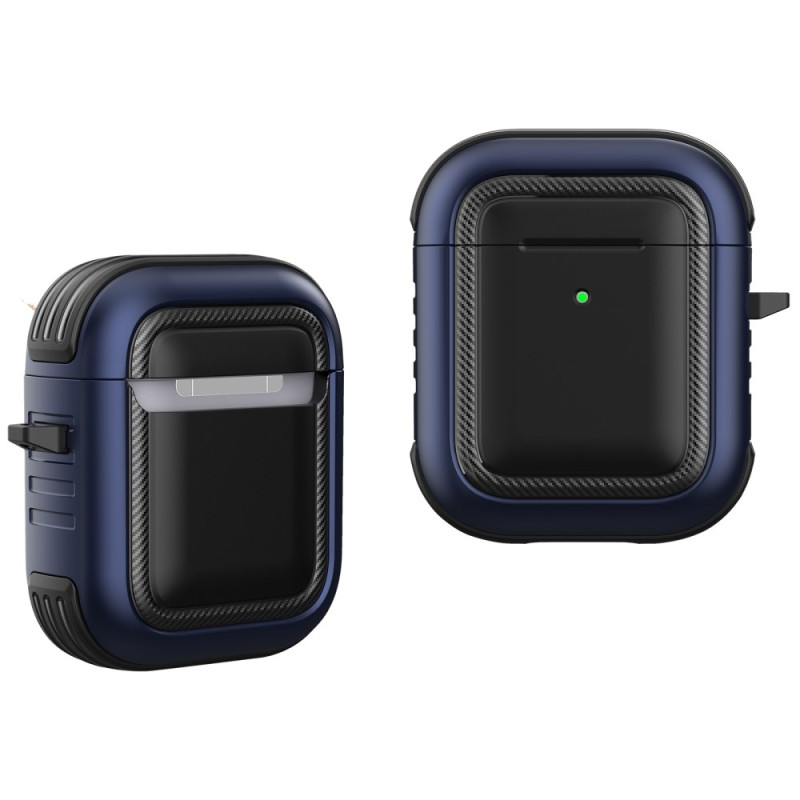 Coque AirPods 2 / 1 Robuste Bicolore Effet Métal