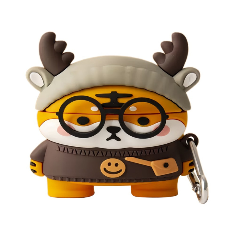 Coque AirPods 4 Tigre à Cornes de Cerf