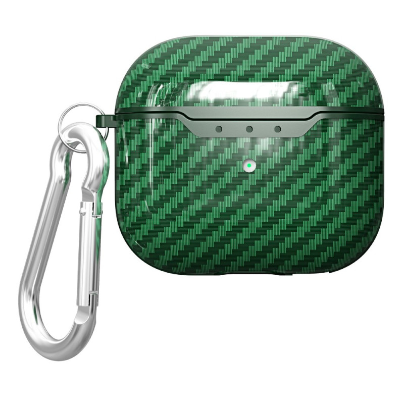 Coque AirPods 4 Silicone Flexible et Fibre Carbone