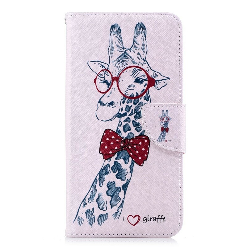 Housse iPhone XS Max Girafe Intello