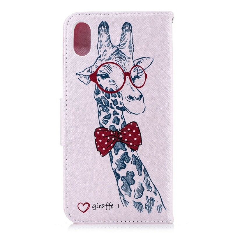 Housse iPhone XS Max Girafe Intello