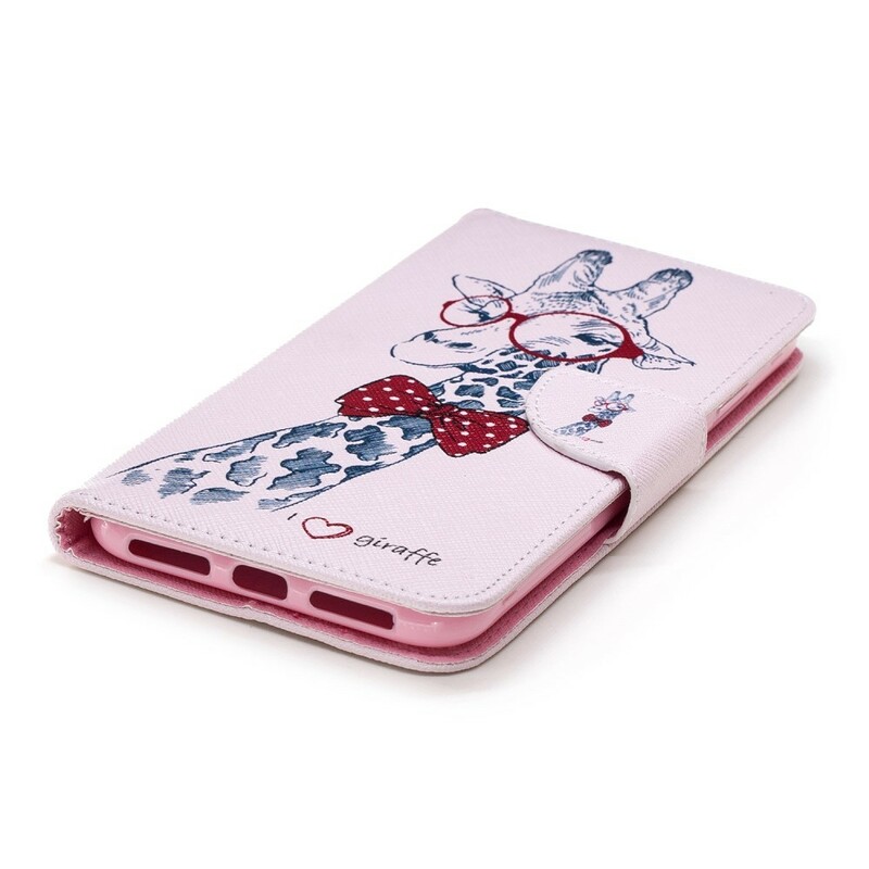 Housse iPhone XS Max Girafe Intello