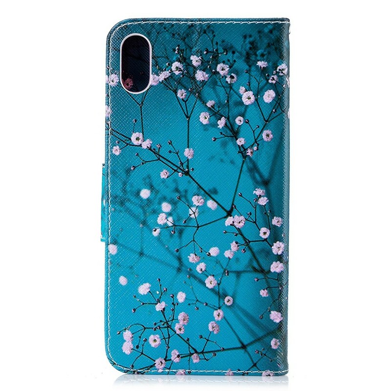 Housse iPhone XS Smart Arbre Fleuri