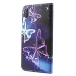 Housse iPhone XS Smart Papillon Coloré