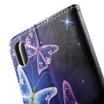 Housse iPhone XS Smart Papillon Coloré