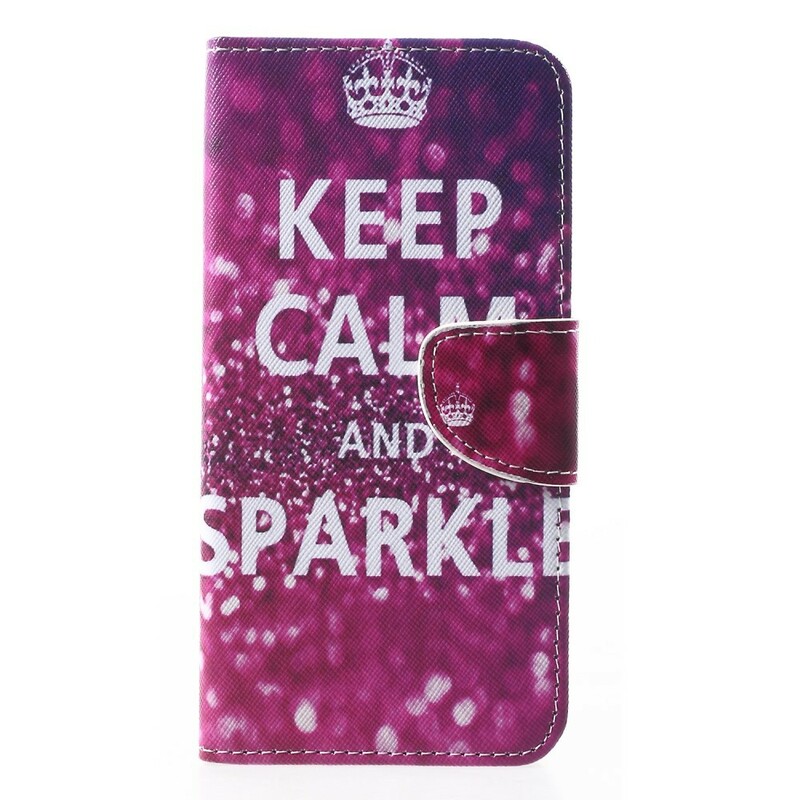 Housse iPhone XR Keep Calm and Sparkle