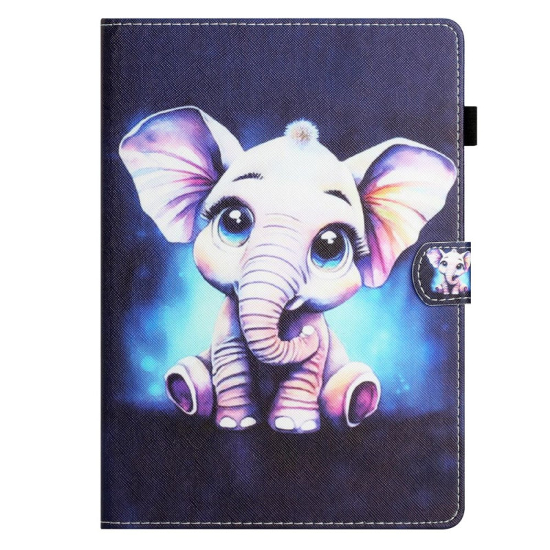 Housse iPad Mini 7 (2024) / Mini 6 (2021) Éléphant