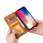 Flip Cover iPhone XS Max Simili Cuir Porte-Cartes