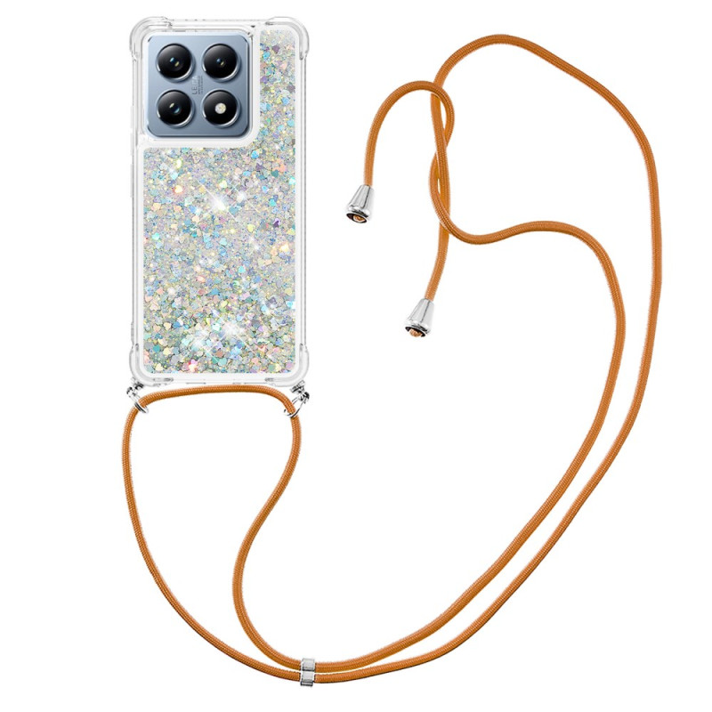 Coque à Cordon Xiaomi 14T / 14T Pro Paillettes