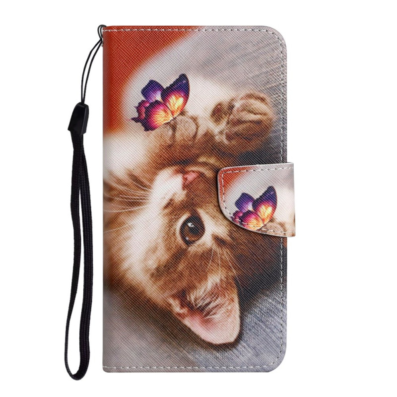 Housse Xiaomi Redmi 14C / Poco C75 Motif Chat et Papillon