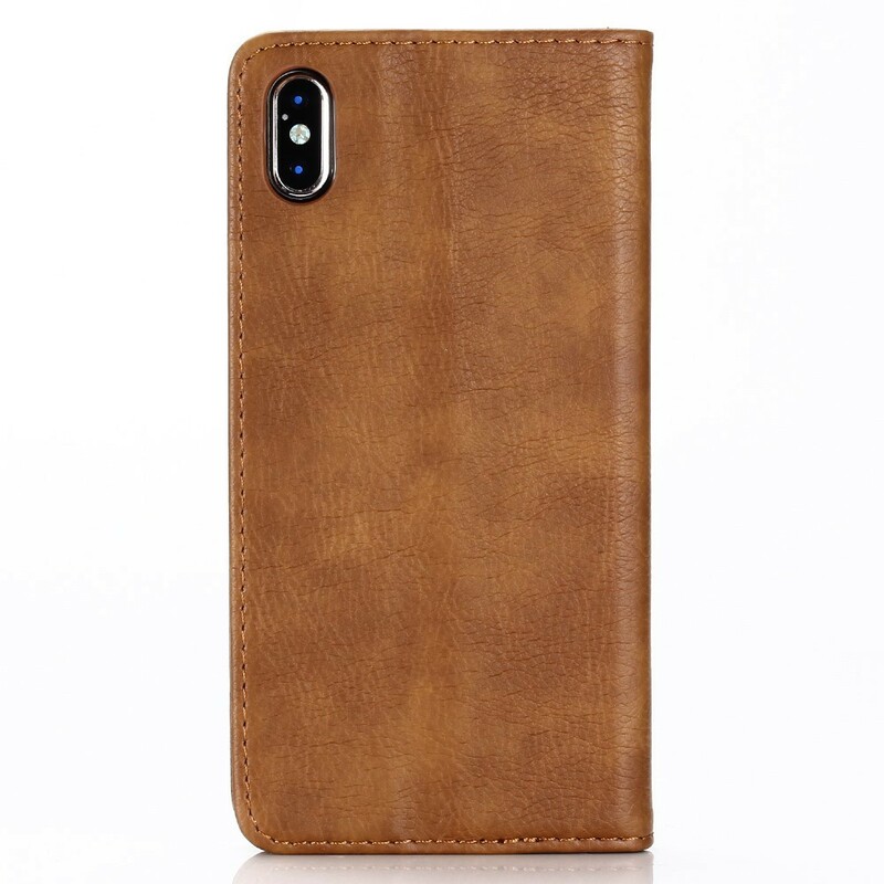 Flip Cover iPhone XR  Coutures Apparentes