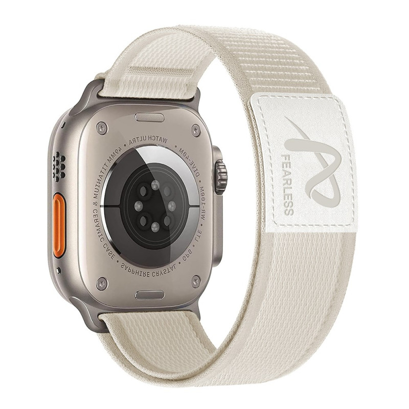 Bracelet Apple Watch Series 46mm à 42mm / SE / Ultra 49mm Nylon et Cuir