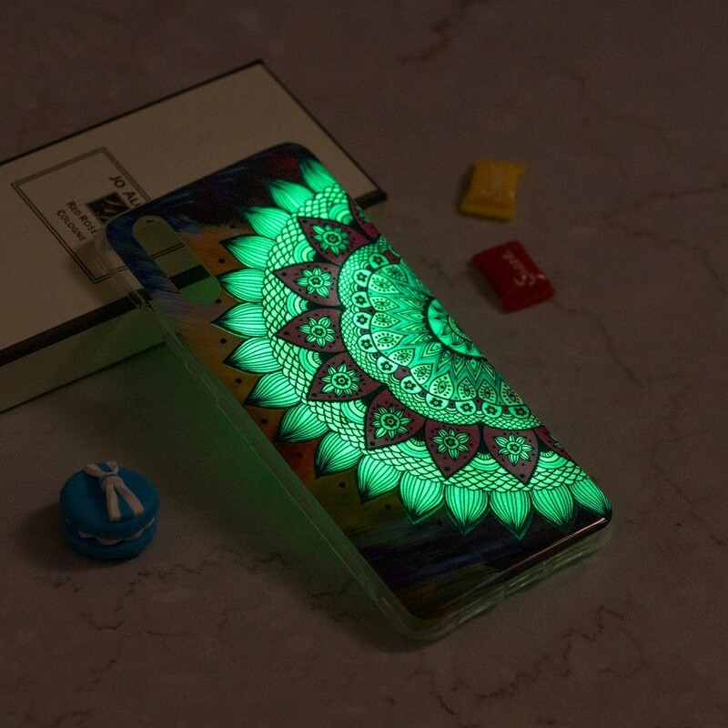 Coque iPhone XS Max Mandala Coloré Fluorescente