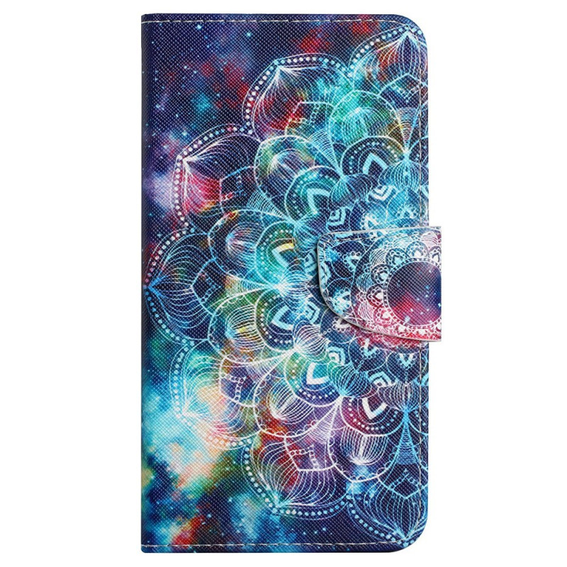Housse Samsung Galaxy S25 5G Motif Ciel Étoilé et Mandala
