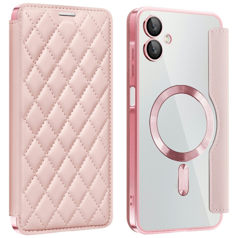 Flip Cover Samsung Galaxy A06 Matelassée Compatible MagSafe