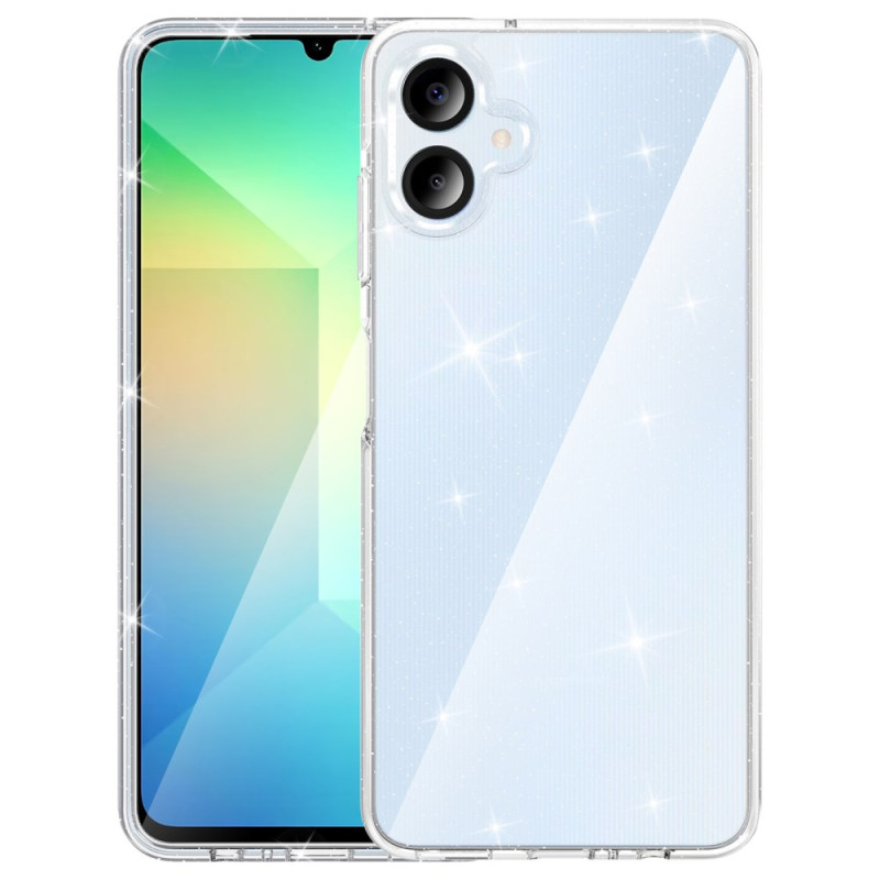 Coque Samsung Galaxy A06 Transparente Pailletée