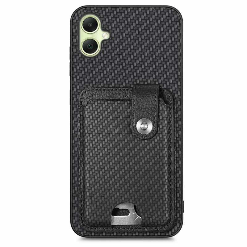 Coque Samsung Galaxy A06 Fibre Carbone et Porte-Cartes