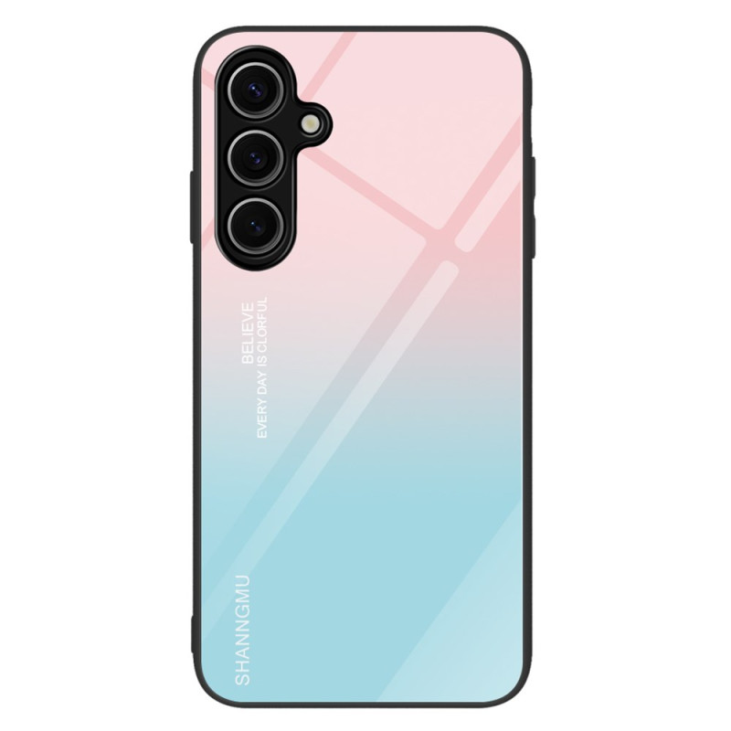 Coque Samsung Galaxy A36 5G Verre Trempé Dégradé Rose Bleu
