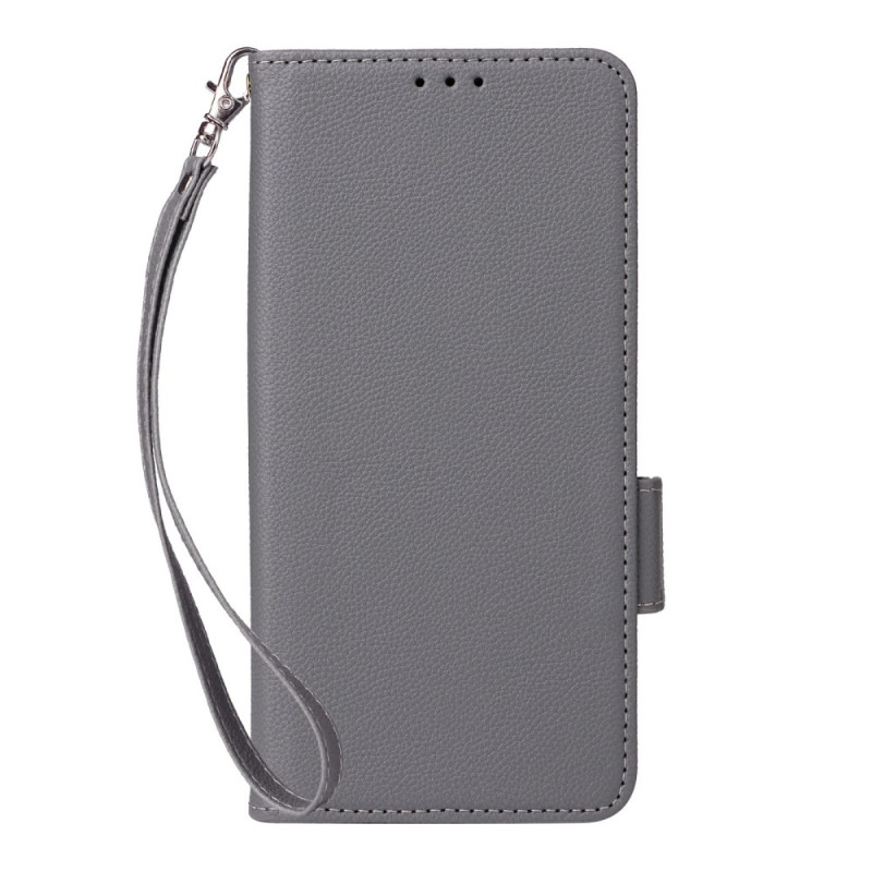 Housse Samsung Galaxy A36 5G Texture Litchi à Lanière
