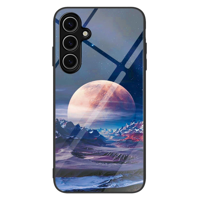 Coque Samsung Galaxy S25 5G Verre Trempé Planète Blanche