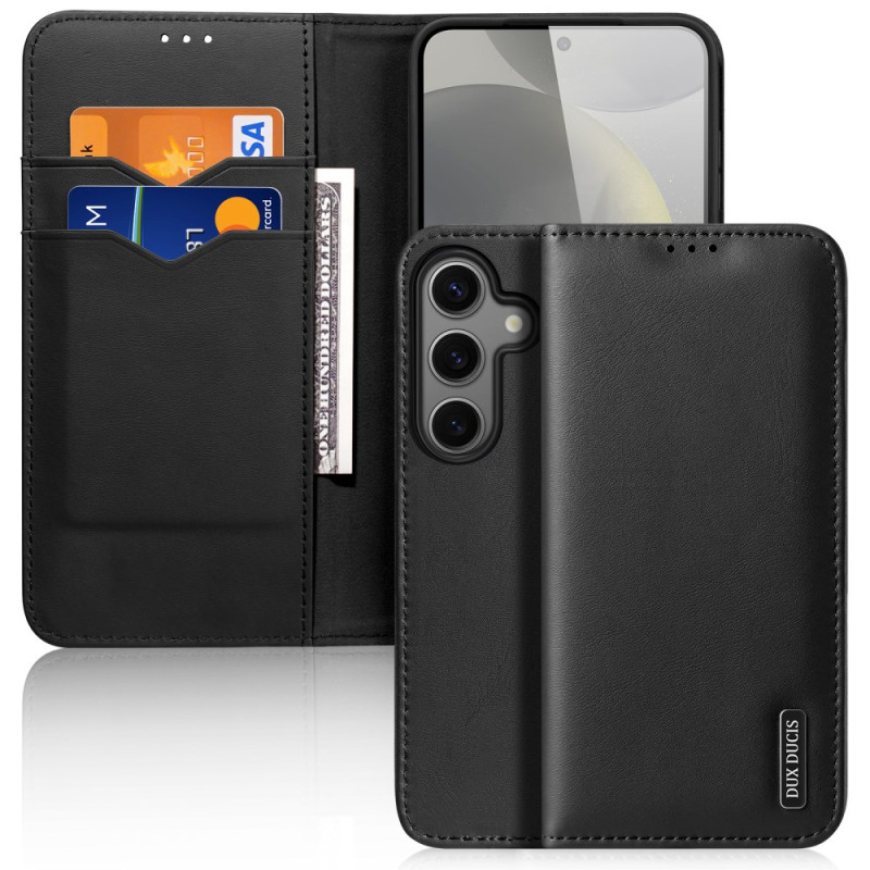 Flip Cover Samsung Galaxy S25 5G Cuir DUX DUCIS
