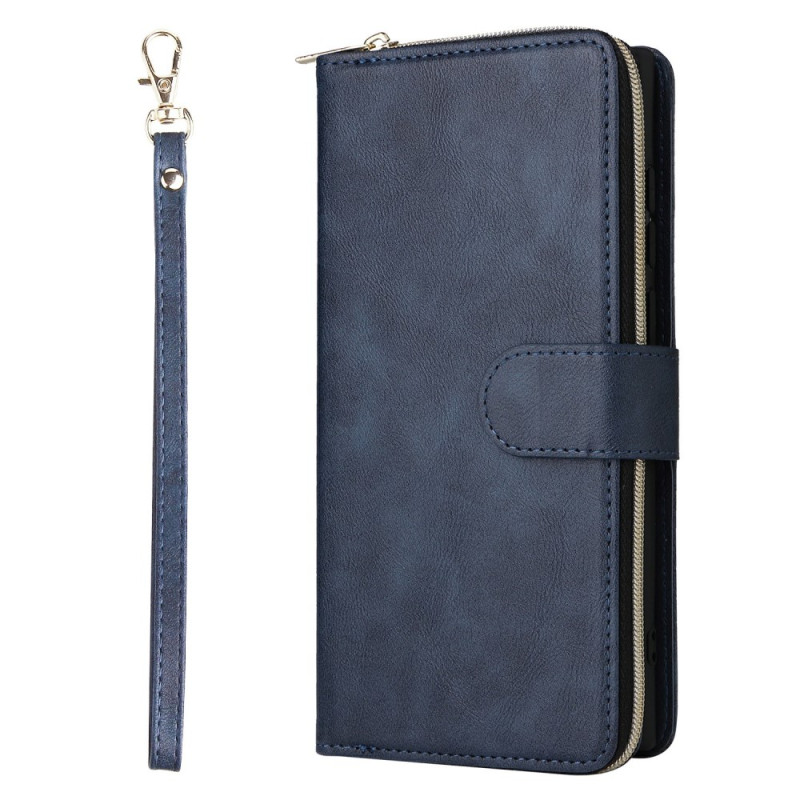 Housse Samsung Galaxy S25 Ultra 5G Pochette Zippée et Lnaière