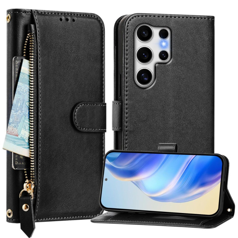 Housse Samsung Galaxy S25 Ultra 5G Porte-Monnaie et Support