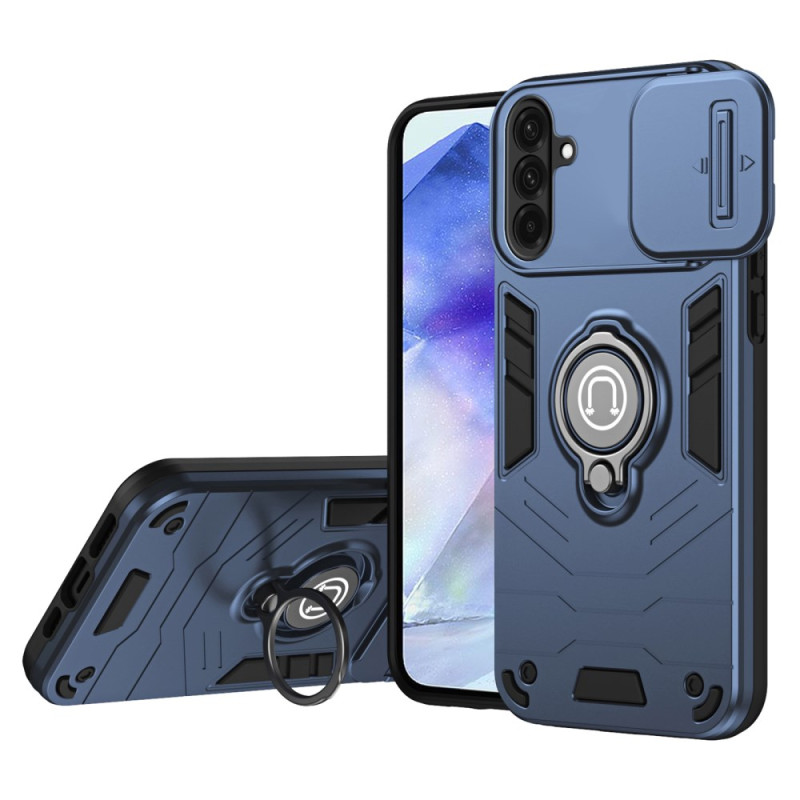 Coque Samsung Galaxy A56 5G Protection de Caméra Coulissante et Support