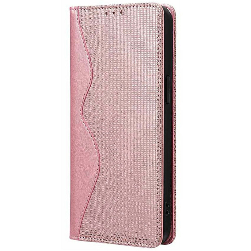 Flip Cover Samsung Galaxy A56 5G Protection RFID Bordure Ondulée