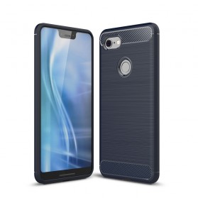 Coque Google Pixel 3 XL Fibre Carbone Brossée