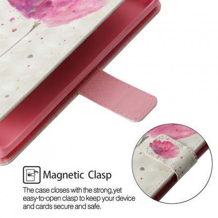 Housse Sony Xperia XZ3 Coquelicot Aquarelle 3D Housse Sony Xperia XZ3 Coquelicot Aquarelle 3D
