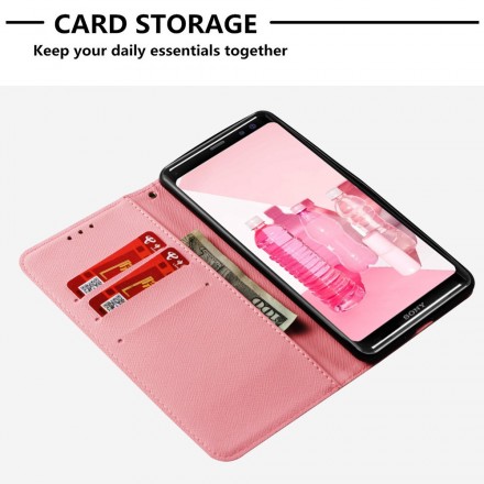 Housse Sony Xperia XZ3 Coquelicot Aquarelle 3D Housse Sony Xperia XZ3 Coquelicot Aquarelle 3D
