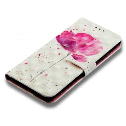Housse Sony Xperia XZ3 Coquelicot Aquarelle 3D Housse Sony Xperia XZ3 Coquelicot Aquarelle 3D