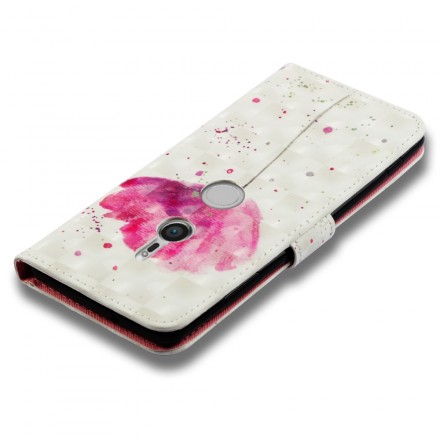 Housse Sony Xperia XZ3 Coquelicot Aquarelle 3D Housse Sony Xperia XZ3 Coquelicot Aquarelle 3D