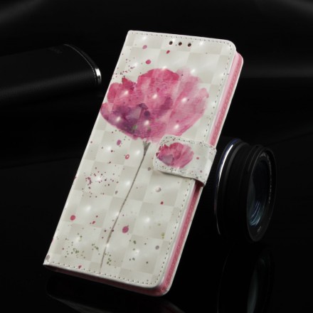 Housse Sony Xperia XZ3 Coquelicot Aquarelle 3D Housse Sony Xperia XZ3 Coquelicot Aquarelle 3D