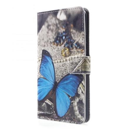 Housse Huawei Mate 20 Pro Papillon Bleu