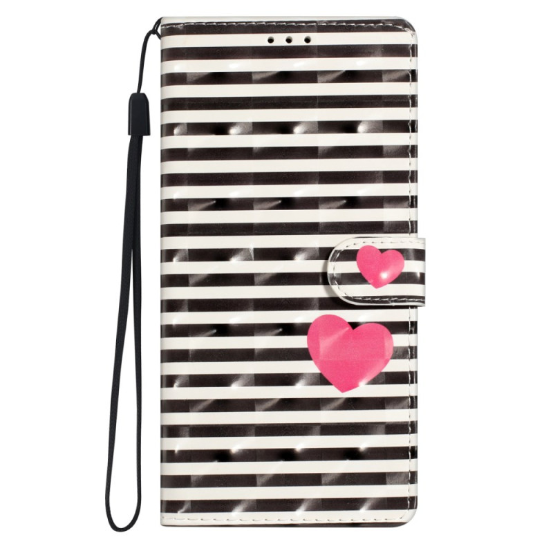 Housse Xiaomi Redmi Note 14 5G Motif Coeurs 3D