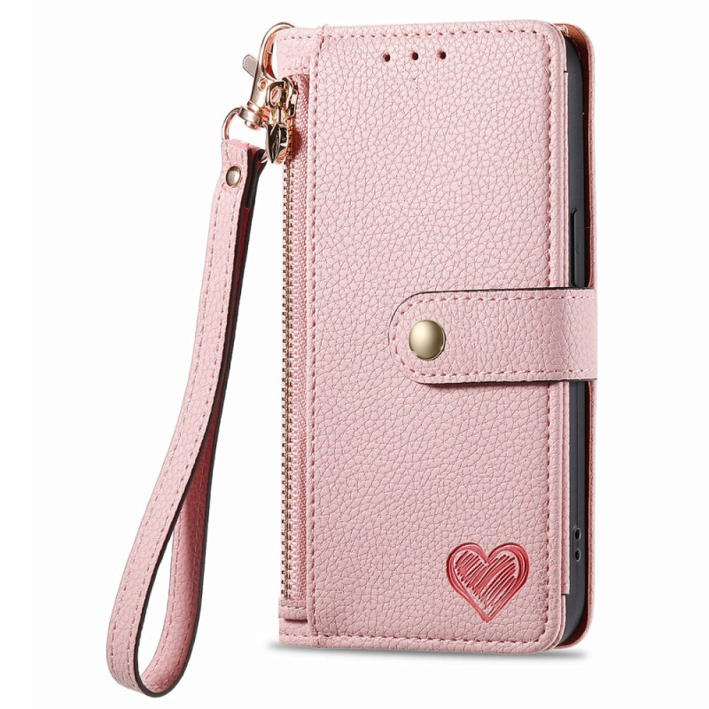 Housse Xiaomi Redmi Note 14 5G RFID avec Portefeuille et Poche Zippée RFID