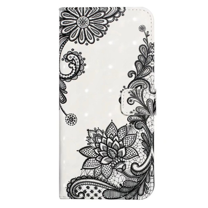 Housse Samsung Galaxy A26 5G Motif Floral en Dentelle 3D