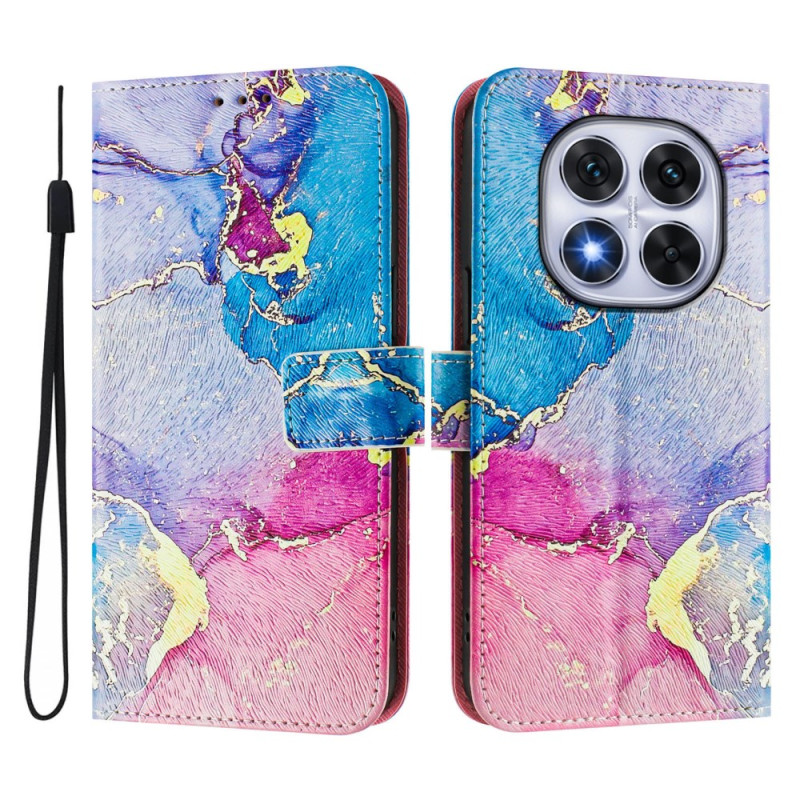 Housse Xiaomi Redmi Note 14 Pro Plus 5G / 14 Pro 5G / Poco X7 Motif Marbre Multicolore