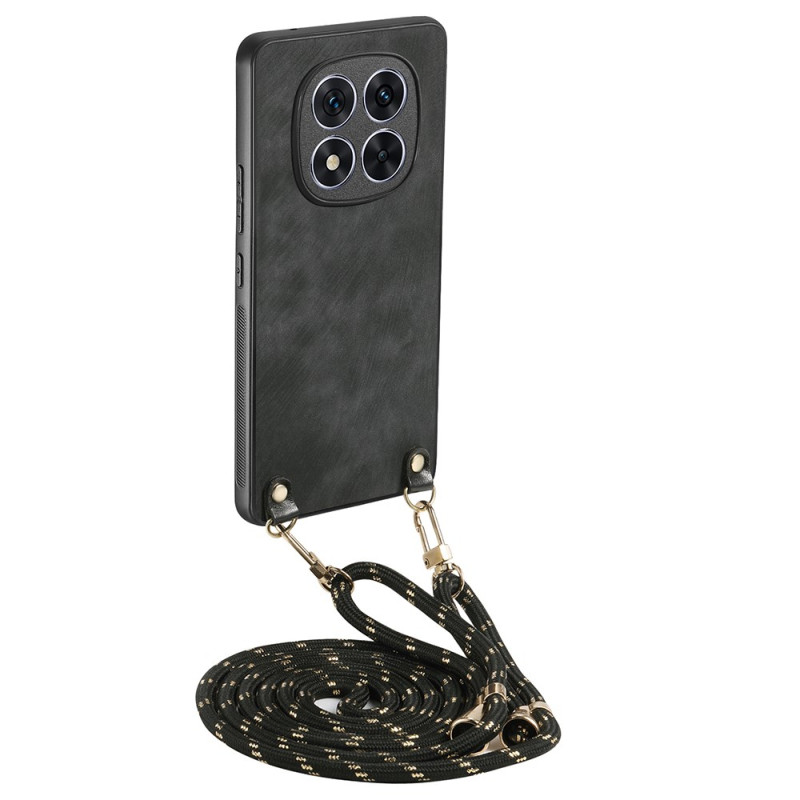 Coque à Cordon Xiaomi Redmi Note 14 Pro 5G / Poco X7 Effet Cuir