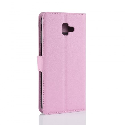 Housse Samsung Galaxy J6 Plus Simili Cuir Litchi Housse Samsung Galaxy J6 Plus Simili Cuir Litchi