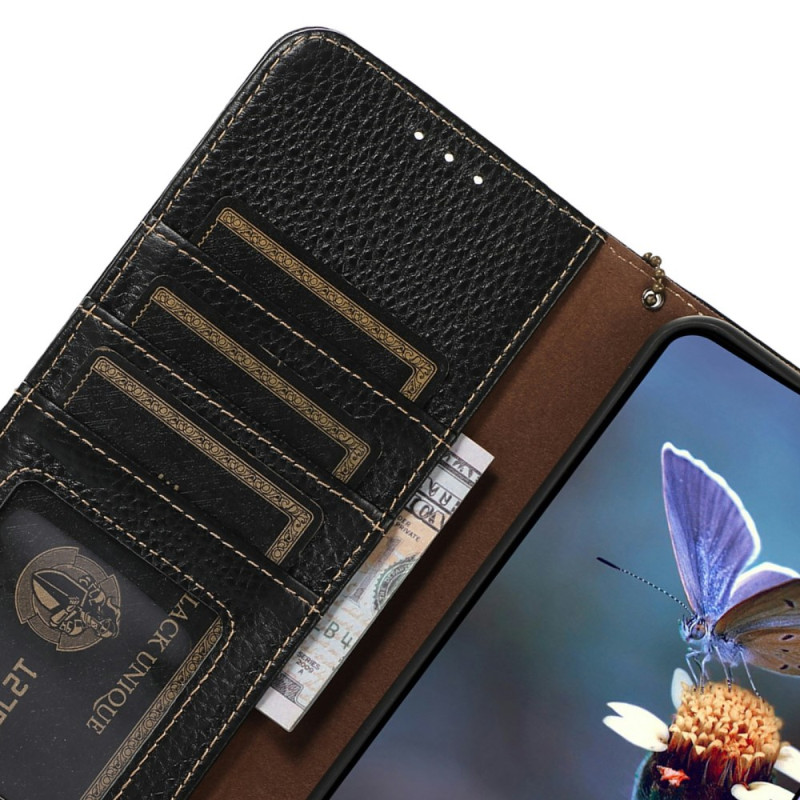 Coque Portefeuille MOJIA Pour Xiaomi Redmi Note 14 Pro 5G / Poco X7 5G - Cuir PU Avec Rangement Cartes Et Dragonne