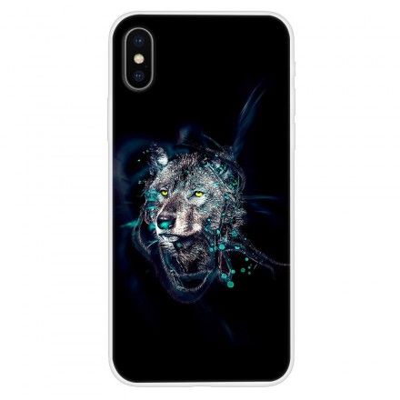 Coque iPhone XS Wolf