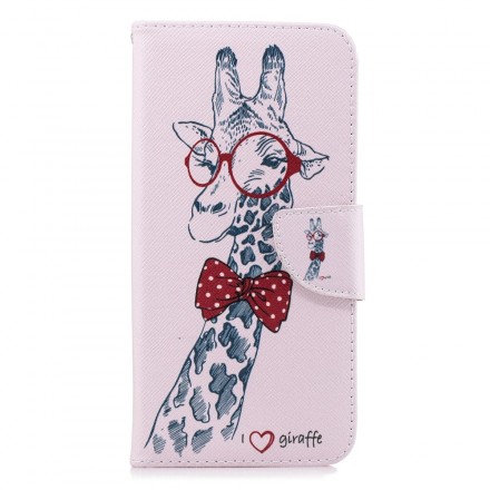 Housse Samsung Galaxy J6 Plus Girafe Intello